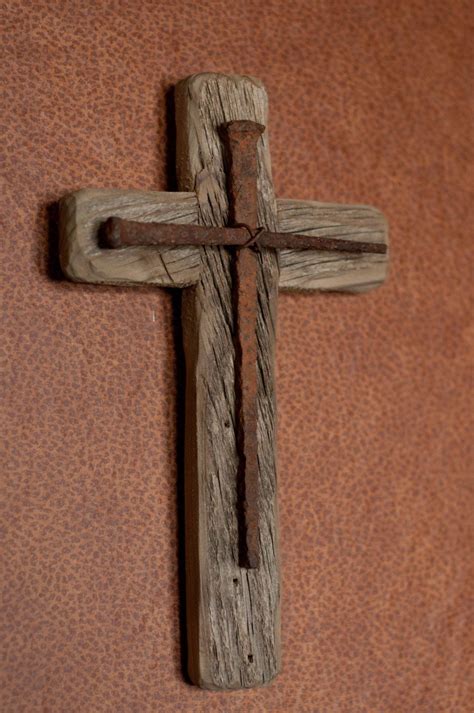 This Rustic Wooden Cross Is A Handmade Original Design It Is Made From