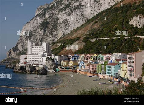 Catalan Bay A Bay And Fishing Village On The East Coast Of Gibraltar