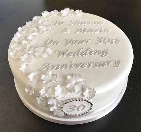 30th Wedding Anniversary cake | 30th wedding anniversary cake, 30th