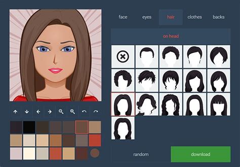 Realistic Face Making Website Face Co Online Vector Avatars Generator