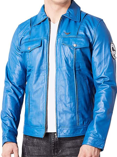 The shirt style collar and zipper closure along with single buttoned open hem cuffs make this corp jacket fashionable and a kind of fashion that. Mens Capsule Corp Jacket