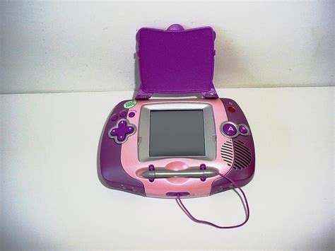 Leapfrog Leapster Handheld Learning Game System Console Pink Purple