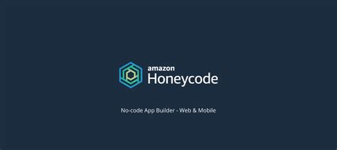 Using goodbarber you can build web mobile applications as well as android and ios applications without having to write a single line of code. AWS launches Amazon Honeycode, a no-code mobile and web ...