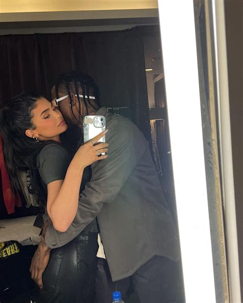 Kylie Jenner And Travis Scott Show Pda Backstage