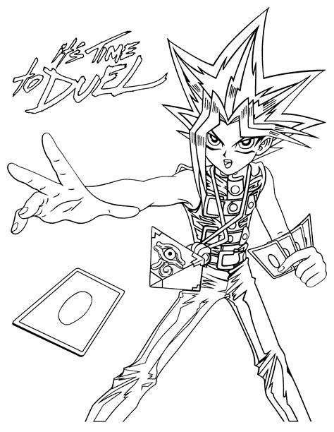 4 129 views 387 prints. Free Printable Yugioh Coloring Pages For Kids