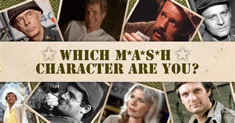 Which Mash Character Are You