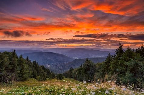 Snowshoe Mountain Sunset © Ed Heaton West Virginia The Mountain