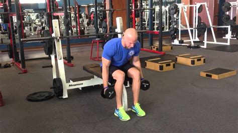 Seated Bent Over Rear Delt Raise
