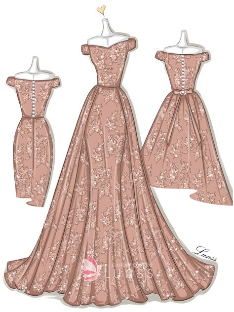 Fashion Design Sketches Of Prom Dresses
