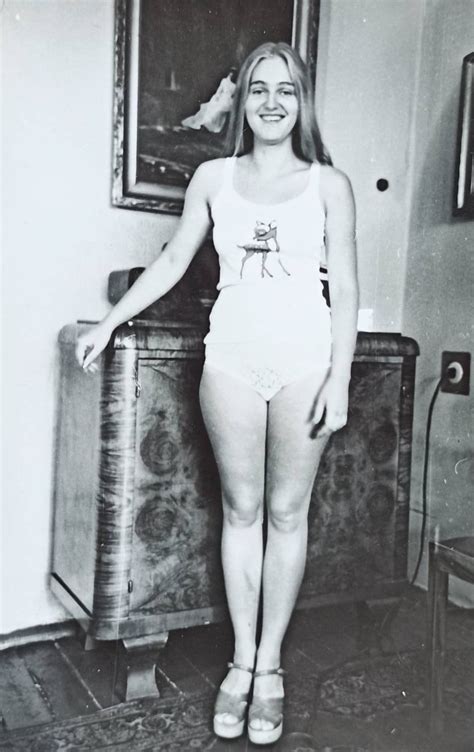 Vintage Photo Leggy Girl In Underwear Woman Etsy