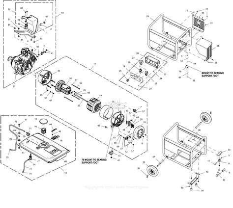 Generac 0059821 Parts Diagram For Unit