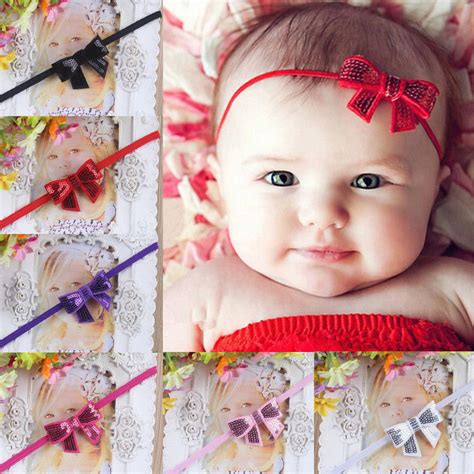 Toddler Hair Accessory Sweet Baby Girl Sequins Bowknot