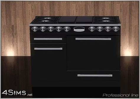 Dual Fuel Gas Range Professional Stove Line For Sims 3 4sims Sims