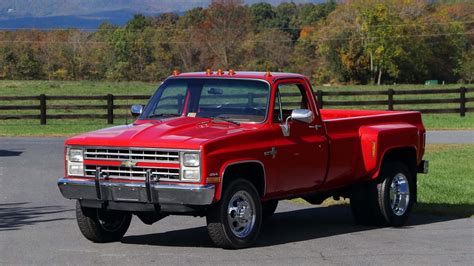 Chevy Trucks Wallpapers Dually Truck K30 Chevrolet Red 1988 Pickup