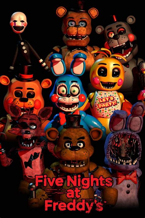 Fnaf Poster By Nathanzicaoficial On
