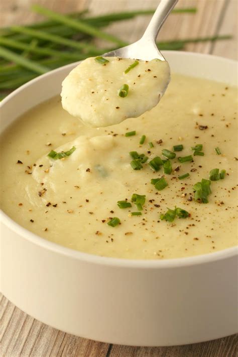 Vegan Potato Leek Soup The Best And Creamiest Loving It Vegan