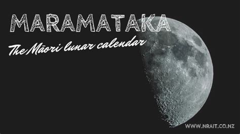 Maramataka The Māori Lunar Calendar