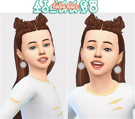 Pin By Simmy Lou Martin On Cute Hairstyles For Kids Sims4 The Sims