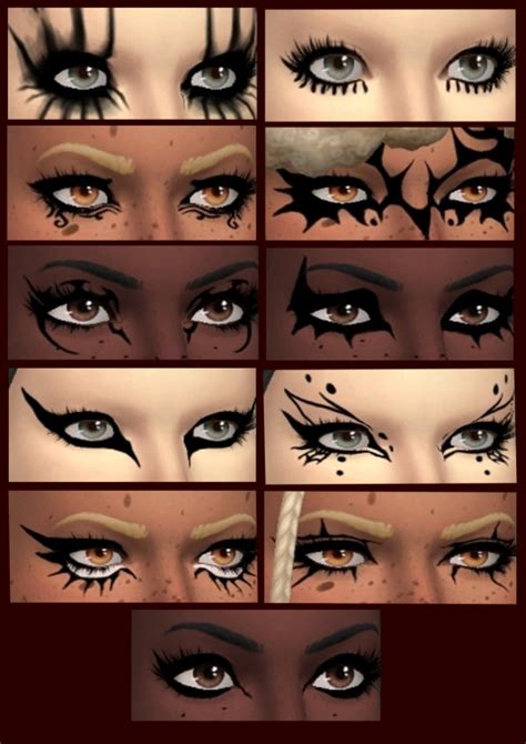 Sims 4 Gothic Makeup Explore Tumblr Posts And Blogs Tumgik