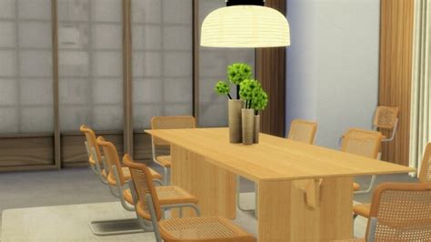 N Dt01 Dining Table At Meinkatz Creations Sims 4 Updates