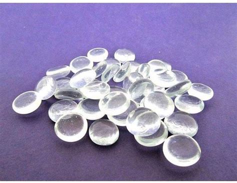 25 Medium Crystal Clear Glass Gems Jewelry Supplies Clear Etsy