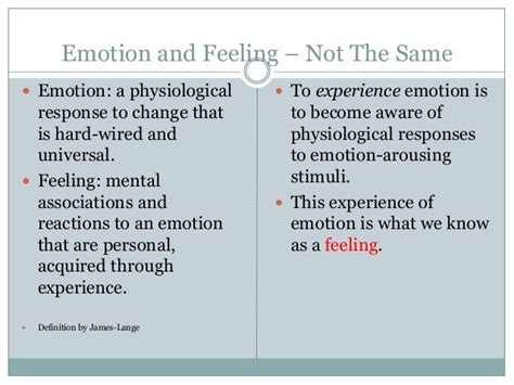 Knowledge And Emotion