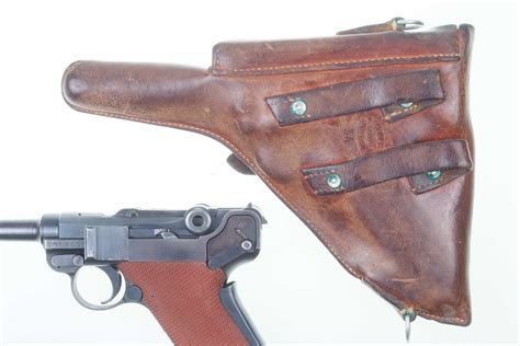 Attractive Swiss Bern M1929 Luger Red Grip Military Historic Investments