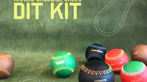 야구 야구공 잔디 게임 연습 야구공. 야구공 만들기 DIY KIT - YouTube