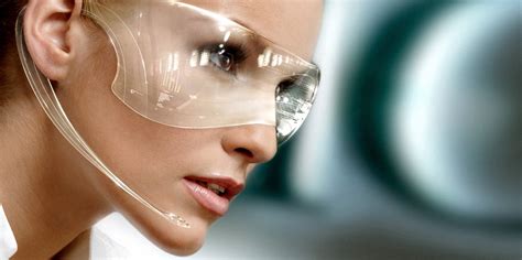 Women Glasses Futuristic Face Wallpapers Hd Desktop And