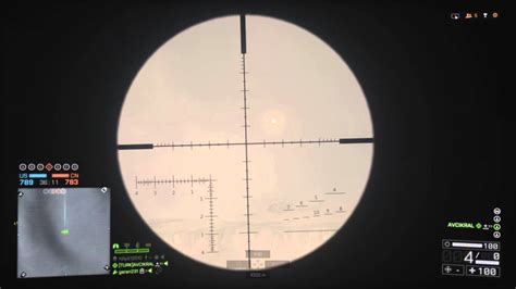 Battlefield 4 Sniper Rekor Atış 2 Youtube