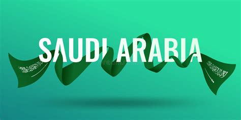 Saudi Arabia National Day Banner Stock Vector Illustration Of Holiday