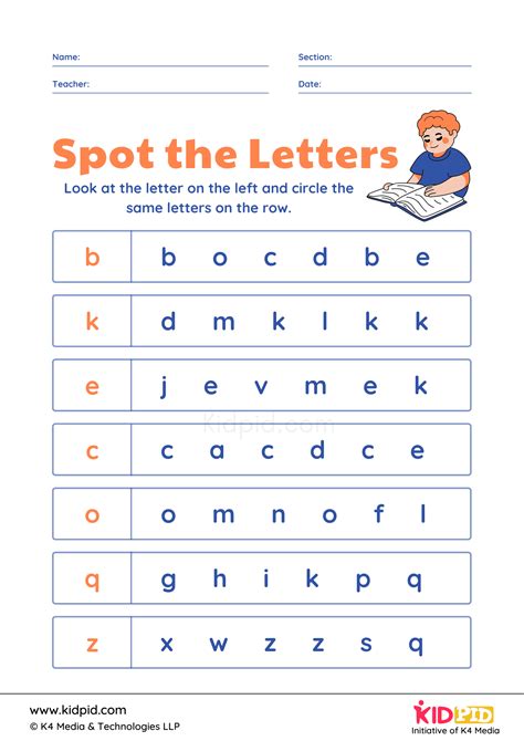 Letter Printable Worksheets Worksheets For Kindergarten