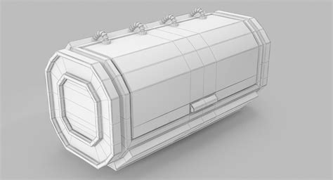 Sci Fi Container Pbr Game Ready 3d Model 29 Max Obj Fbx Free3d