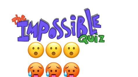 Playing The Impossible Quiz Youtube