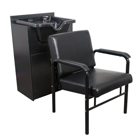 Reclines easily for shampooing when client shifts back in chair. Shampoo: Shuttles & Units :: Salon Tuff Auto Recline Chair ...