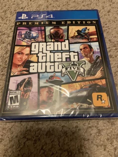 Grand Theft Auto Gta V 5 Premium Edition Sony Playstation 4 Ps4 Game