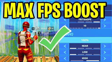 Best Performance Mode Settings For Max Fps In Fortnite Chapter 4
