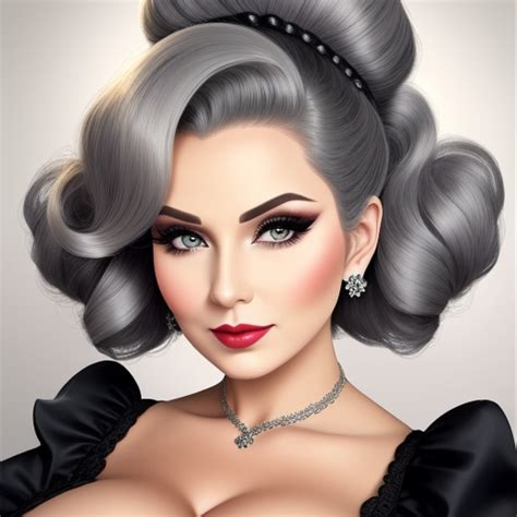 K Images Free Granny Huge Cleavage Granny Bouffant Hairstyle