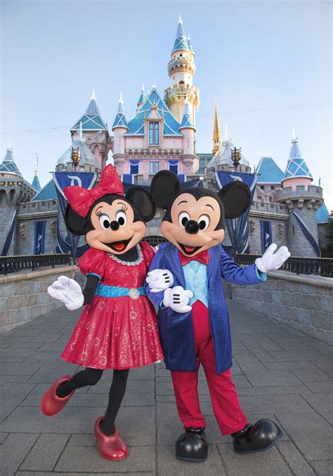 Mickey Mouse And Minnie Mouse Look Dazzling In Their Sparkling New