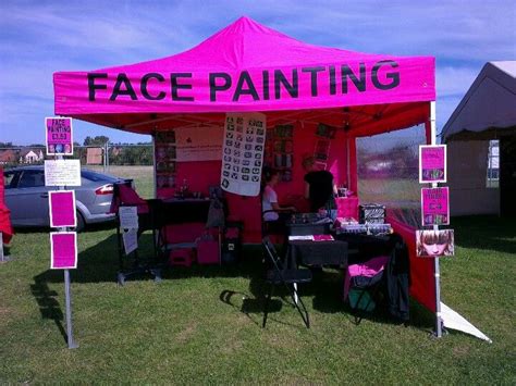 Outdoor Face Painting Set Up Face Painting Booth Set Up Images