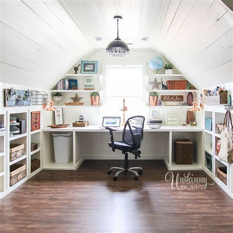 Garage Attic Office Ideas Great If Log Book Efecto