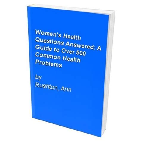 used women s health questions answered a guide to over 500 common health problems on onbuy