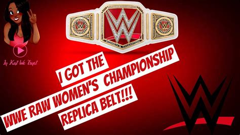 Wwe Raw Women S Championship Commemorative Replica Belt Unboxing Video Youtube
