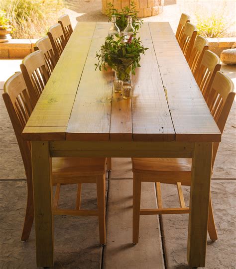 10 Foot Farm Table By Gold Country Reclaimed Furniture Beach Dining