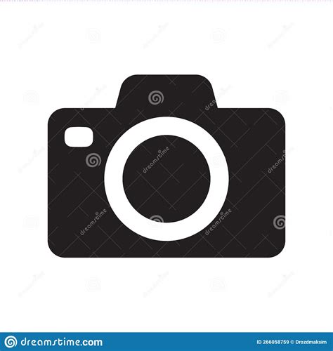Camera Icon Photo Camera Vector Icon Flat Design Style Stock