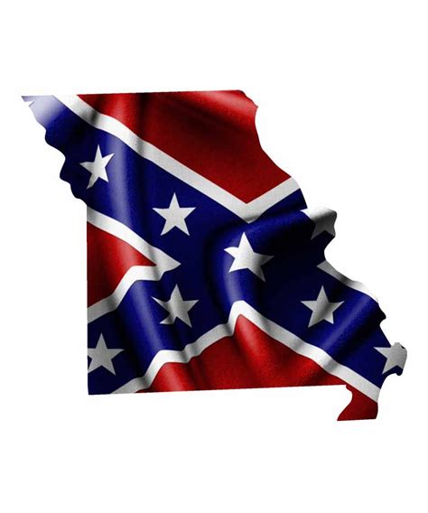 Missouri Rebel Flag Sticker Aftershock Decals
