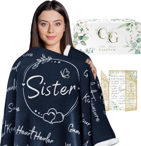 Cozygem Best Sister Blanket For Sister From Sister