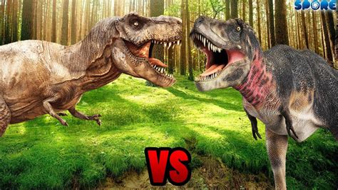 T Rex Vs Tarbosaurus Spore Youtube
