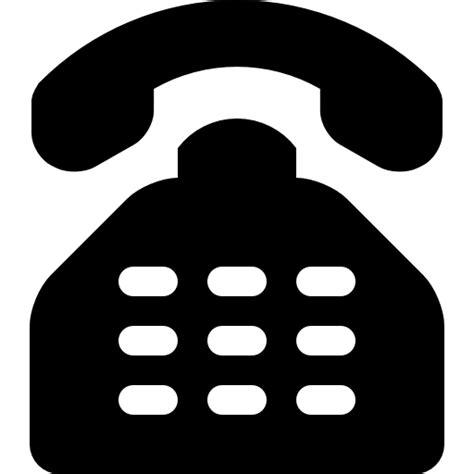 โทรศัพท์สัญลักษณ์ เครือข่ายและการสื่อสาร ไอคอน