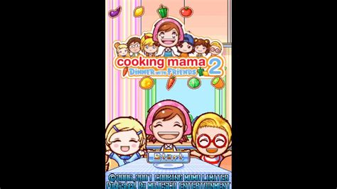 Nexgam Plays Cooking Mama 2 Dinner With Friends Nintendo Ds Youtube